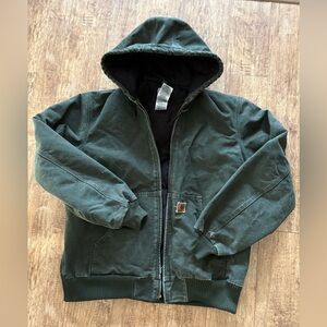 Carhartt Green Canvas Duck Jacket